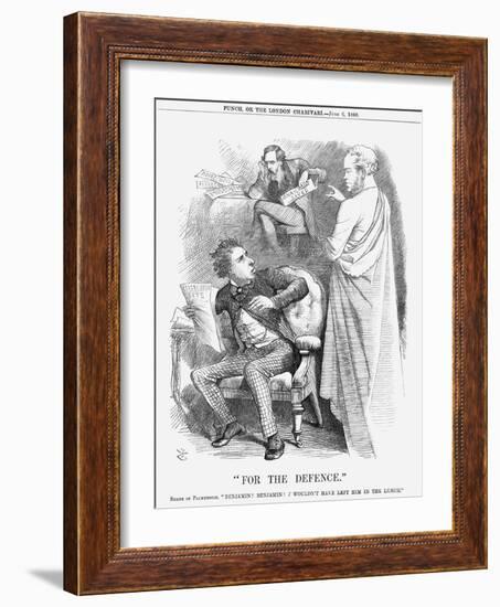 For the Defence, 1868-John Tenniel-Framed Giclee Print