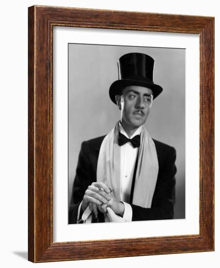 For the Defense, William Powell, 1930-null-Framed Photo