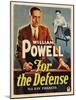 For the Defense, William Powell, Kay Francis, 1930-null-Mounted Art Print