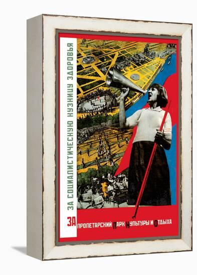 For the Proletarian Park-Gitsevich-Framed Stretched Canvas