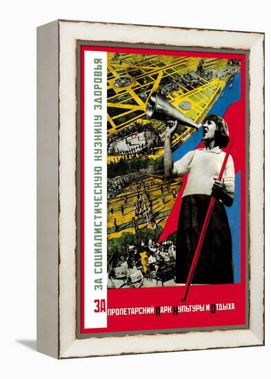 For the Proletarian Park-Gitsevich-Framed Stretched Canvas