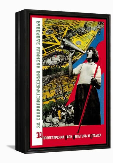 For the Proletarian Park-Gitsevich-Framed Stretched Canvas