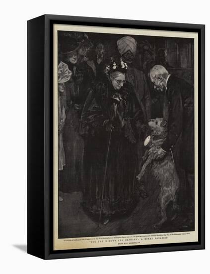 For the Widows and Orphans, a Royal Donation-William Hatherell-Framed Premier Image Canvas