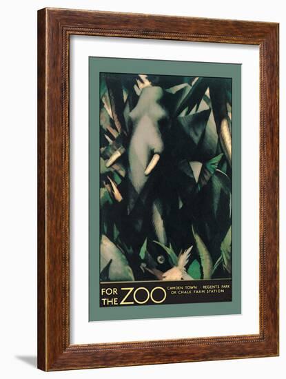 For the Zoo-null-Framed Art Print