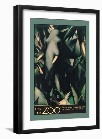 For the Zoo-null-Framed Art Print