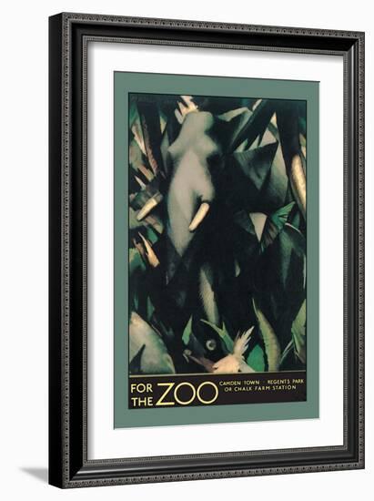 For the Zoo-null-Framed Art Print