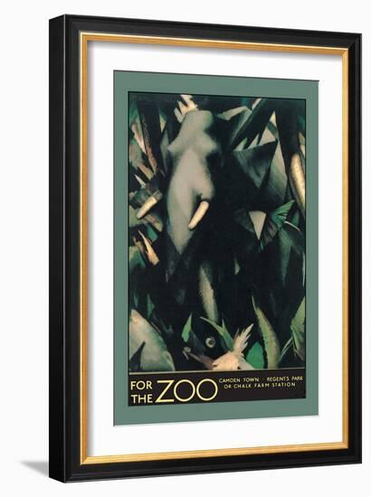 For the Zoo-null-Framed Art Print