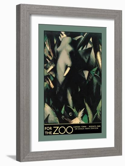 For the Zoo-null-Framed Art Print