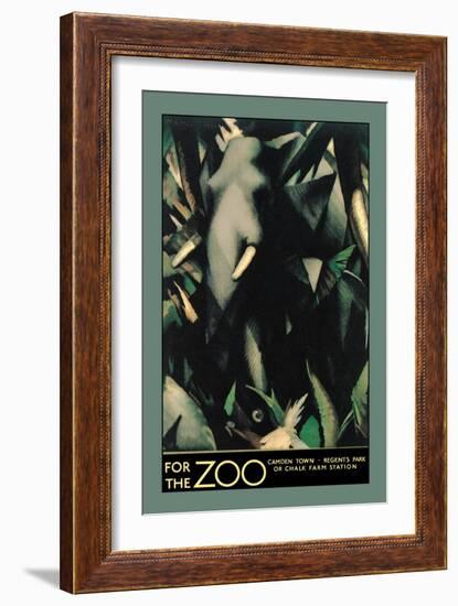 For the Zoo-null-Framed Art Print