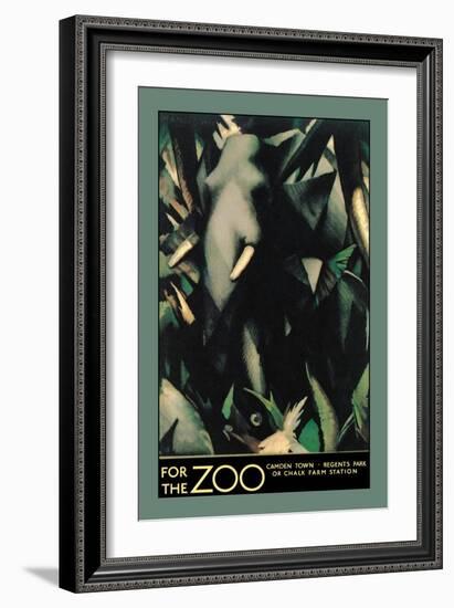 For the Zoo-null-Framed Art Print