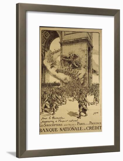 'For Triumph, Subsribe to the Loan', Poster Advertising the National Loan, Published by Devambez,…-Sem-Framed Giclee Print