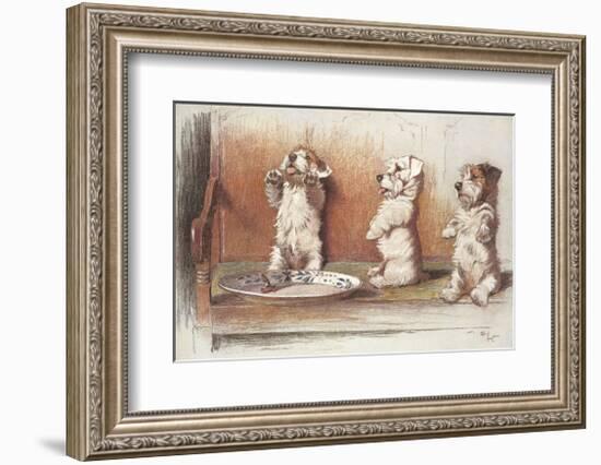 For What We Are About To Receive-Cecil Aldin-Framed Premium Giclee Print