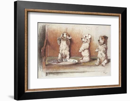 For What We Are About To Receive-Cecil Aldin-Framed Premium Giclee Print