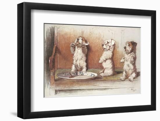 For What We Are About To Receive-Cecil Aldin-Framed Premium Giclee Print