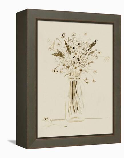 Foraged Bouquet I-Grace Popp-Framed Stretched Canvas