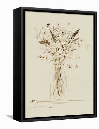 Foraged Bouquet I-Grace Popp-Framed Stretched Canvas