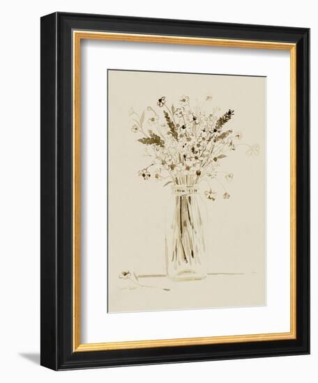 Foraged Bouquet I-Grace Popp-Framed Premium Giclee Print