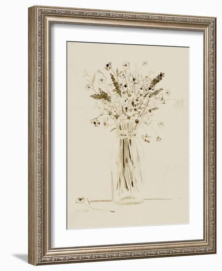 Foraged Bouquet I-Grace Popp-Framed Art Print