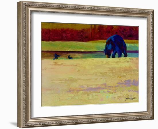 Foraging At Neets Bay-Marion Rose-Framed Giclee Print