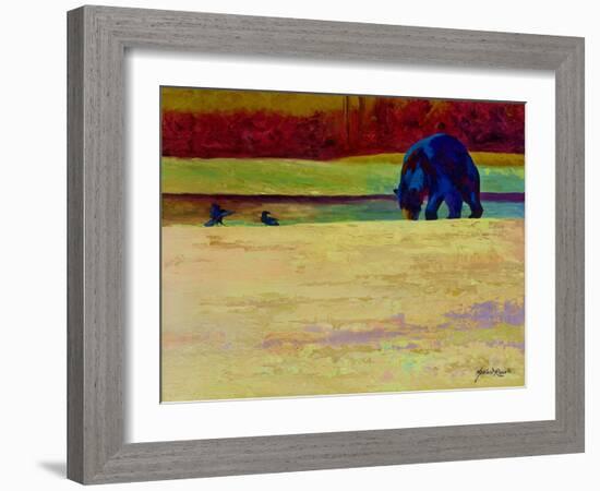 Foraging At Neets Bay-Marion Rose-Framed Giclee Print