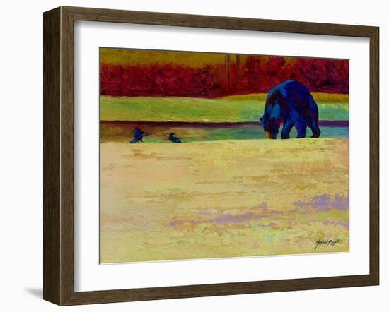 Foraging At Neets Bay-Marion Rose-Framed Giclee Print