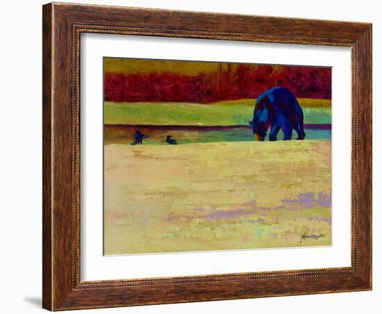 Foraging At Neets Bay-Marion Rose-Framed Giclee Print