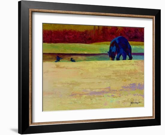 Foraging At Neets Bay-Marion Rose-Framed Giclee Print