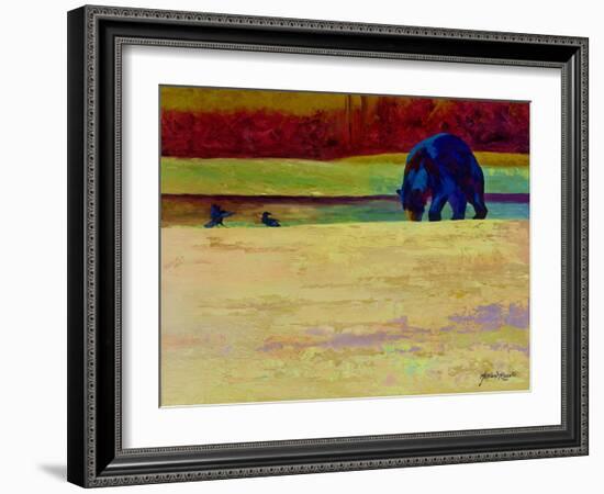 Foraging At Neets Bay-Marion Rose-Framed Giclee Print