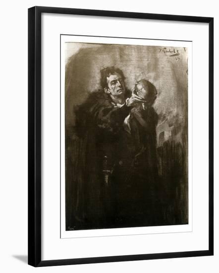 Forbes-Robertson as Hamlet, Late 19th Century-John Percival Gulich-Framed Giclee Print