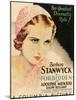 FORBIDDEN, Barbara Stanwyck, 1932-null-Mounted Art Print