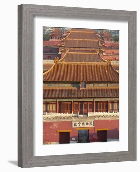 Forbidden City from Above, Beijing, China-Adam Tall-Framed Photographic Print