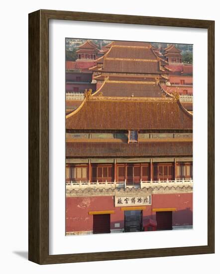 Forbidden City from Above, Beijing, China-Adam Tall-Framed Photographic Print