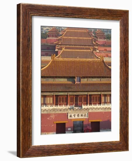 Forbidden City from Above, Beijing, China-Adam Tall-Framed Photographic Print