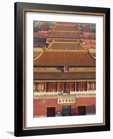 Forbidden City from Above, Beijing, China-Adam Tall-Framed Photographic Print