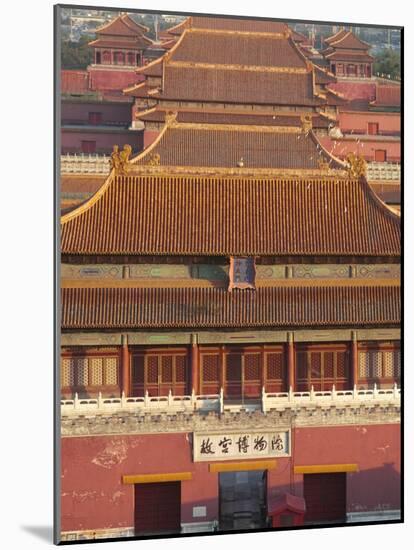 Forbidden City from Above, Beijing, China-Adam Tall-Mounted Photographic Print