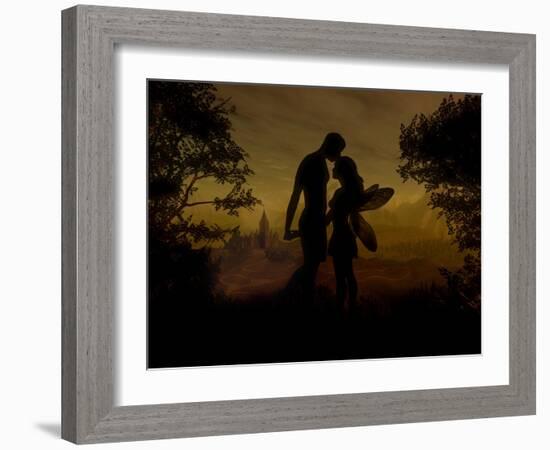 Forbidden Love-Julie Fain-Framed Art Print