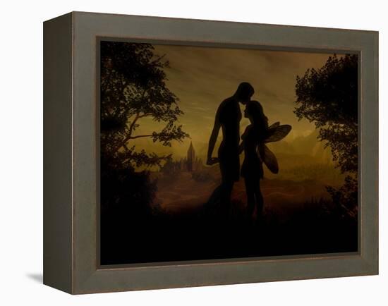 Forbidden Love-Julie Fain-Framed Stretched Canvas