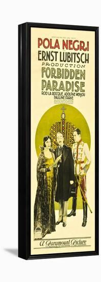 Forbidden Paradise, Pola Negri, Adolphe Menjou, Rod La Rocque, 1924-null-Framed Stretched Canvas