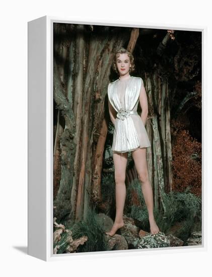 FORBIDDEN PLANET, 1956 directed by FRED M.WILCOX Anne Francis (photo)-null-Framed Stretched Canvas