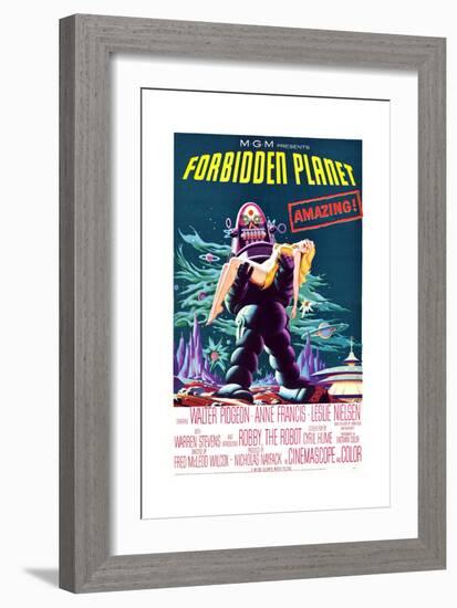 Forbidden Planet-null-Framed Premium Giclee Print