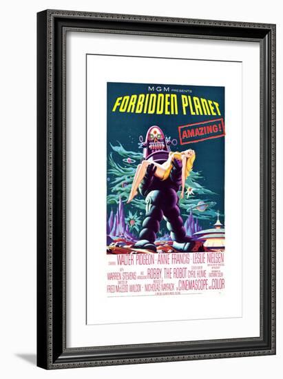 Forbidden Planet-null-Framed Premium Giclee Print