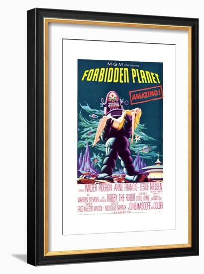 Forbidden Planet-null-Framed Premium Giclee Print