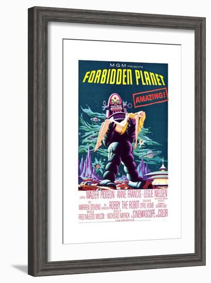 Forbidden Planet-null-Framed Art Print