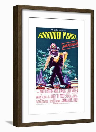 Forbidden Planet-null-Framed Art Print