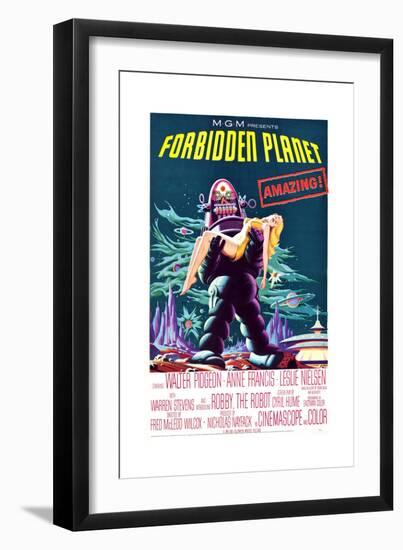 Forbidden Planet-null-Framed Art Print