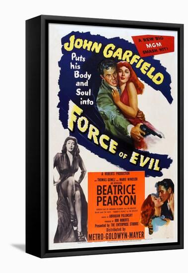 Force of Evil, John Garfield, Marie Windsor, 1948-null-Framed Stretched Canvas