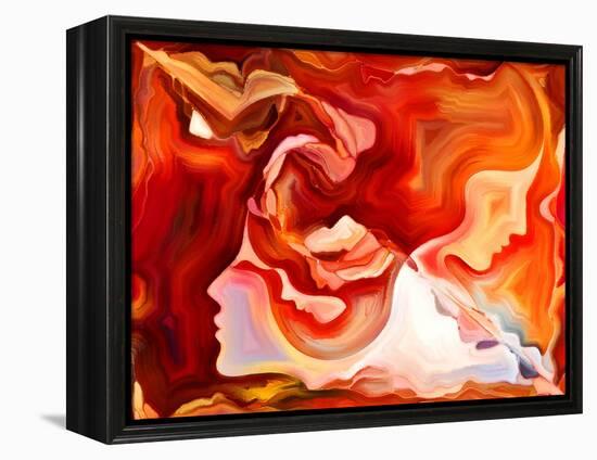 Forces of Nature Series. Artistic Abstraction Composed of Colorful Paint and Abstract Shapes on The-agsandrew-Framed Stretched Canvas