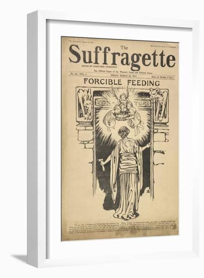 Forcible Feeding Cover of the Suffragette-null-Framed Giclee Print