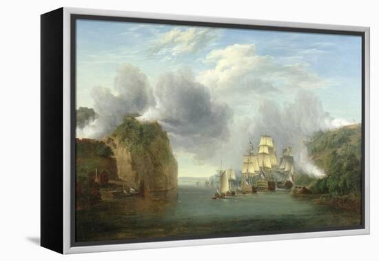 Forcing the Hudson River Passage-William Joy-Framed Premier Image Canvas