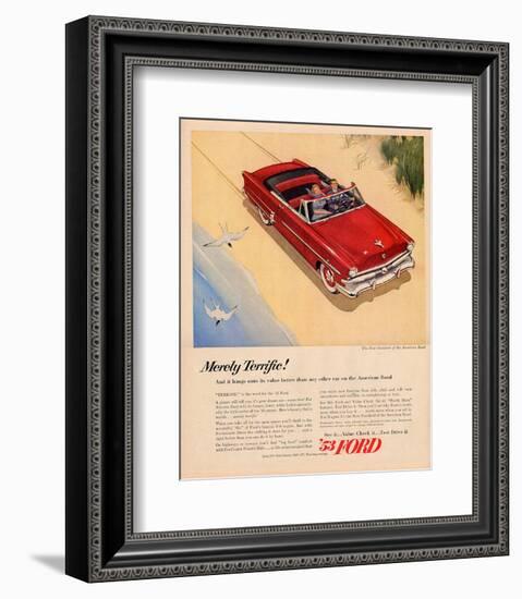 Ford 1953 - Merely Terrific-null-Framed Art Print